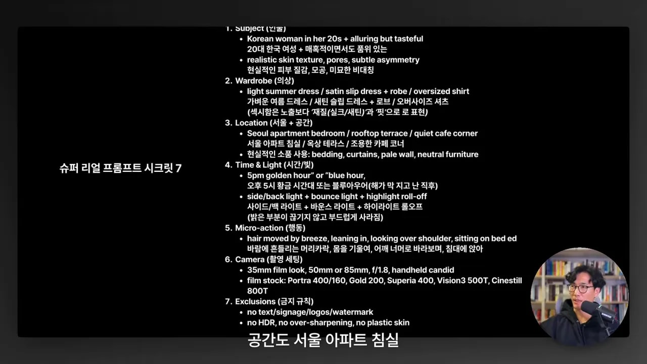 슬라이드에 'Seoul apartment bedroom' 등 위치 예시가 보이는 화면